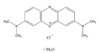 Molecular Formula: Methylene Blue Trihydrate / 7220-79-3