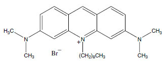 Molecular Formula: Nonyl-Acridine Orange (NAO) / 75168-11-5