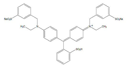 Molecular Formula: Brilliant Blue FCF / 3844-45-9